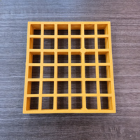 Filet de sol pour poulailler GRP 19x19mm, panneau en fibre de verre FRP à mailles fines, anti-chute, OEM