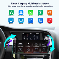 Pantalla para Auto LINUX de 12.3 Pulgadas para Audi A4 B8 A5 S5 2009-2016, CarPlay Inalámbrico, Android Auto, Navegación GPS, Radio Multimedia Táctil