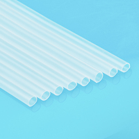 Échantillon gratuit de pailles jetables de jus de boisson d'approvisionnement direct d'usine pailles en plastique PP pointues emballées individuellement