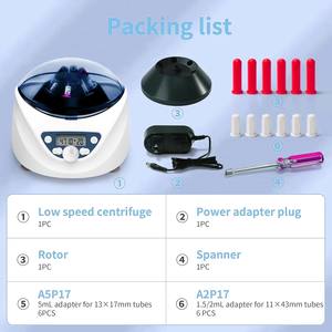 IKEME Electric Medical Laboratory Centrífuga 1,5 ml 2ml 5ml 10ml 15ml Centrífuga Tubos Máquina Low Speed Lab Mini Centrífuga - Product Image 4