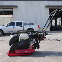 Compacteur de plaques portable avec certification CE, moteur à essence pour la construction, machine compacteuse à plaques vibrantes