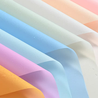 Emballage pour bouquet de fleurs, cadeau, papier épais uni mat, recyclable, en rouleau, translucide, imperméable, vente en gros, papier coréen