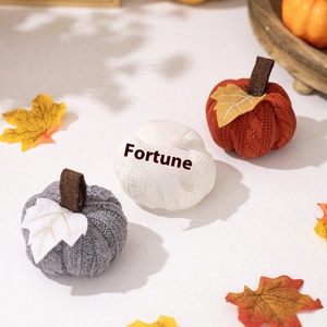 Decorazioni Festive a Forma di Zucca Arancione da Appendere, Ornamenti per Feste e Festività, Piccola Zucca Decorativa per il Festival del Raccolto e il Ringraziamento - Product Image 2