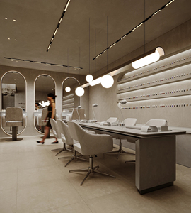 Luxury Beauty Salon Interior Design Service Bespoke Manicure Hair Salon Furniture with Shopfitting Hub - Product Image 1