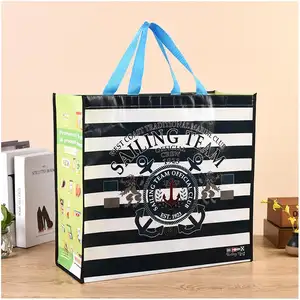 Bolsa de compras reutilizable tas kulit Wanita Camiseta de marca en rollo Regalo de compras laminado Mini tienda Bolso de hombro para mujer Bolsa de goma