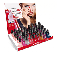 Présentoir de Luxe pour Vernis à Ongles OEM ODM, Présentoir de Comptoir pour Maquillage et Rouge à Lèvres, Présentoir de Beauté avec Étiquettes de Nuancier de Couleurs
