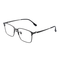 Monture de lunettes rétro en titane à prix d'usine, montures optiques en stock, lunettes de lecture pour femmes