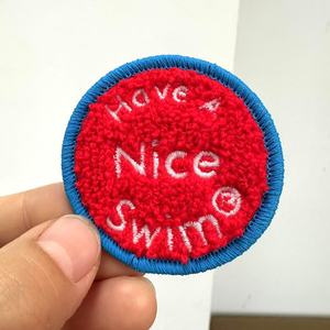 Parche de <span class=keywords><strong>Chenilla</strong></span> de Alta Calidad con Borde Bordado, Directo de Fábrica, con Revestimiento Termoadhesivo para Gorras o Ropa - Product Image 1