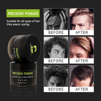 Cera per Capelli Organica alla Moda con Forte Tenuta, Crema Pomata Unisex per lo Styling dei Capelli, Anti-Crespo e per Extension