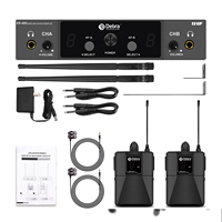 Système de monitoring intra-auriculaire professionnel ER-480 à double canal XLR, sans fil UHF en métal pour scène d'église
