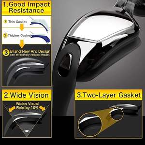 <span class=keywords><strong>Occhialini</strong></span> da <span class=keywords><strong>nuoto</strong></span> da corsa professionali per adulti giovani uomini donne in Silicone protezione UV impermeabile Anti-appannamento con lenti per PC - Product Image 3