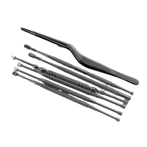 Kit de cure-oreilles en or rose, nettoyeur d'oreilles rotatif, élimination du cérumen, kit de nettoyage d'oreilles pour adultes - Product Image 5