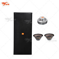 Enceintes passives SRX725 double 15 pouces avec système audio professionnel N38 Neo 1200W pleine fréquence pour concerts, tournées, grandes salles et arènes