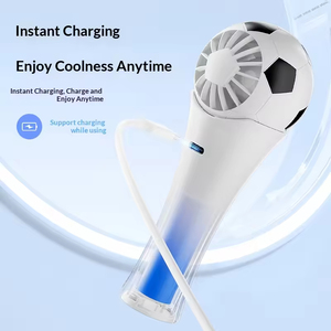 Ventilador Portátil con Forma de Balón de Fútbol para la Copa Mundial, Recargable por USB, Souvenir con Temática de Fútbol - Product Image 5
