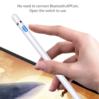Stylet actif universel pour iPad et écrans tactiles de téléphone portable en métal Lapiz Tactil avec rejet de la paume pour le dessin