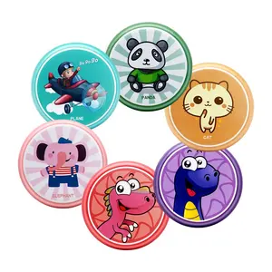 Economico frisbeed in bulk outdoor flying piattino giocattolo morbido e sicuro lancio frisbeed toy cartoon pattern bambini giocattoli per adulti