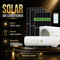 AC Tenaga Surya 48V DC Langsung dari Pabrik 12000BTU 1.5HP Unit AC Split 100% Tenaga Surya Pendingin Pemanas untuk Penggunaan Rumah Tangga