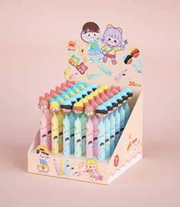 Bút Đánh Dấu Nhiều Màu Dễ Thương 1/4 Bút Đánh Dấu Hoạt Hình Bút Đánh Dấu Sơn Bút Đánh Dấu Kích Thước Nhỏ Huỳnh Quang Bút Đánh Dấu 6 Màu Pe - Product Image 3