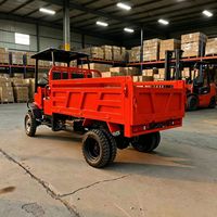 Camion benne agricole tout-terrain 4x4 DYC-18 à moteur diesel, idéal pour vergers et chantiers de construction