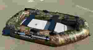 Bateaux à rames solaires pour 4 personnes, 3 m, 9,8 pieds, 300 cm, kayak gonflable, support hors-bord en option, auvent, rames, plancher gonflable, protection - Product Image 3