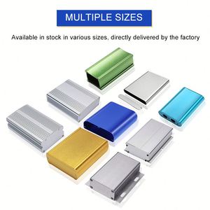 Metal Electronic Instrument <b>Enclosures</b> Manufacturers OEM ODM Customized Anodized Extruded Aluminum Heatsink Boxes Housing - Product Image 4
