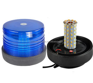 Lámpara giratoria de emergencia <span class=keywords><strong>LED</strong></span> azul de perfil medio resistente, luz estroboscópica de advertencia intermitente, luz de señal de mina WL247 - Product Image 2