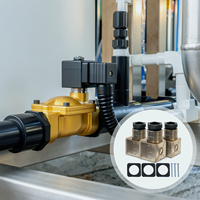 Connecteur de vanne solénoïde ALITAIR type A, voyant lumineux LED, prise solénoïde hydraulique pour connexion de bobine