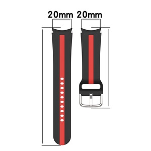 Correa de silicona para <span class=keywords><strong>Samsung</strong></span> <span class=keywords><strong>galaxy</strong></span> watch 5, 4, 40mm, 44mm, <span class=keywords><strong>watch5</strong></span> pro, 45mm, 46mm, 42mm - Product Image 4