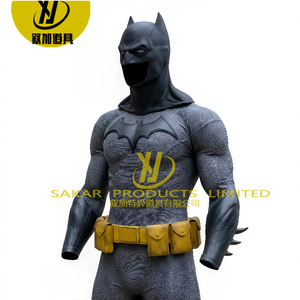 Disfraz de Personaje de Película de <span class=keywords><strong>Cosplay</strong></span> Personalizado de <span class=keywords><strong>Batman</strong></span>, Colección Completa, Disfraz para Eventos y Actuaciones - Product Image 3