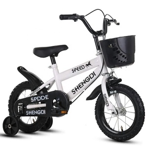 Neues Kinder fahrrad mit Zusatz rädern Outdoor Play Bike Safe Travel Kinder fahrrad mit Kunststoff korb - Product Image 1