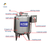 Machine de pasteurisation industrielle pour crème glacée / Cuve de pasteurisation du lait