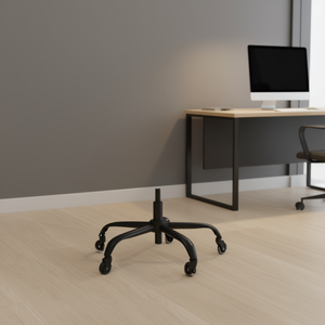 Base de Repuesto para Silla de Oficina, Diseño Contemporáneo, Giratoria, de Acero Metálico de 5 Estrellas, Resistente - Product Image 2