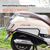 Pour 25 modèles de pare-chocs avant et arrière NS125LA, barres de protection anti-chute, barre d'échappement SDH125T-42, accessoires de moto