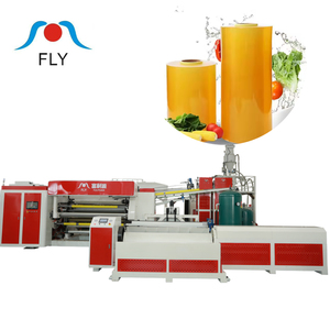 Mesin bungkus Cling Grade makanan plastik PVC sistem kontrol suhu canggih mesin otomatis penuh - Product Image 1