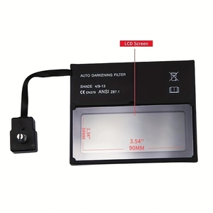 Lente de Filtro de Soldadura con Oscurecimiento Automático Solar para Máscara de Soldadura TIG MMA MIG MAG, Espejo de Color Real, Herramienta de Soldadura, Protector Facial - Product Image 3
