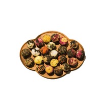 Boules de thé noir de fleurs séchées du Yunnan naturelles de haute qualité faites à la main chinoises thé en fleurs