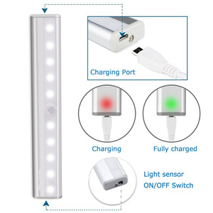 LED PIR Rechargeable 80LED Closet Light Motion Sensor Portable Wireless <strong>Under</strong> <strong>Cabinet</strong> <strong>Lighting</strong> LED - Product Image 3