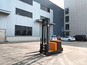 1 tonelada 1,5 toneladas de alcance delantero de pie, transpaleta eléctrica completa, apilador de montacargas, venta directa de fábrica - Product Image 4
