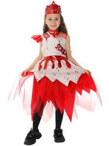 Ragazze Zombie <span class=keywords><strong>infermiera</strong></span> <span class=keywords><strong>Costume</strong></span> di Halloween spaventoso Killer di sangue <span class=keywords><strong>infermiera</strong></span> Cheerleading uniforme Horror costumi per bambini costumi - Product Image 5