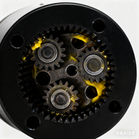 Moteur à courant continu à aimant permanent compact 555 avec encodeur 8-2430 tr/min pour vélo électrique et ventilateur