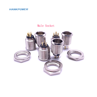 Métal MINI XLR 3 4 5 6 7 Noyaux Connecteur Xlr 3-7 Broches Mâle Femelle Plug Socket