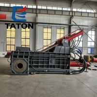 Nouvelle presse à balles hydraulique entièrement automatique PLC 44 kW à moteur, directement d'usine, pour ferraille, économe en énergie, haute productivité pour le recyclage