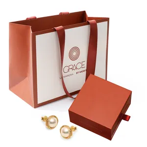 Best Verkopende Boodschappentassen Custom Logo Luxe Papieren Kledingverpakking Cadeau Boodschappentas Paperbag