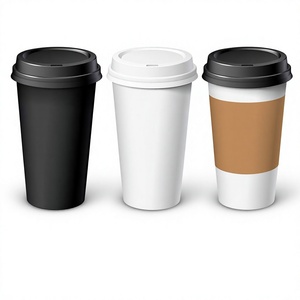 Eco-Friendly <b>Reusable</b> Coffee <b>Cup</b> with Screw Lid Double Wall Thermal Travel Mug - Product Image 1
