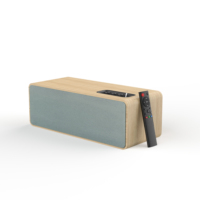 Vente en gros MDF 50W mini système sans fil Enceinte de cinéma maison grande usine personnalisée plusieurs couleurs