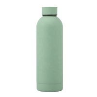 Bouteilles d'eau sport isothermes en acier inoxydable double paroi 500 ml 750 ml avec logo personnalisé rapide et couvercles portables en option pour l'extérieur