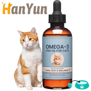 Olio di Pesce Omega 3 Liquido OEM/ODM da Pesca Selvatica per Cani <span class=keywords><strong>e</strong></span> Gatti - EPA DHA Vitamina <span class=keywords><strong>E</strong></span> per la Salute di Pelle, Pelo, Articolazioni <span class=keywords><strong>e</strong></span> Sistema Immunitario - Product Image 1