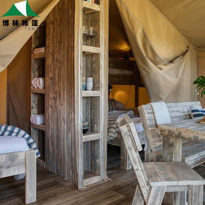 Tienda de campaña de lujo para acampar al aire libre, para fiestas familiares, estilo nómada, casa de madera en el bosque, juego completo para ocio al aire libre - Product Image 4