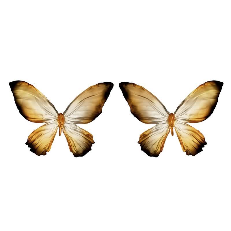 One pair of Golden Butterfly