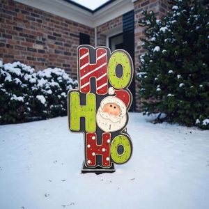 Grandes Decoraciones Navideñas de Madera para el Hogar, Festivales, Fiestas al Aire Libre con Luces - Product Image 2